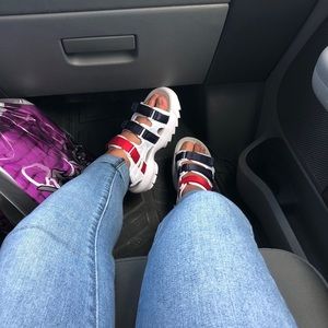 FILA disruptor platform sandals ✨